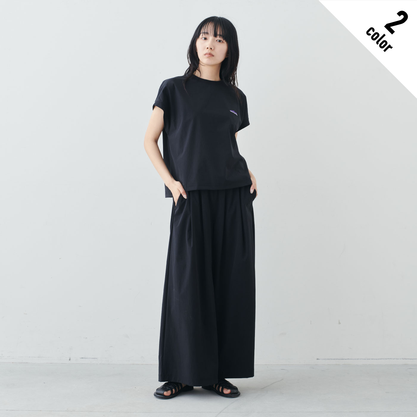 フェリシモファッションニュース|THOUSAND MILE FRENCH SLEEVE SHIRT＆WIDE PANTS SET