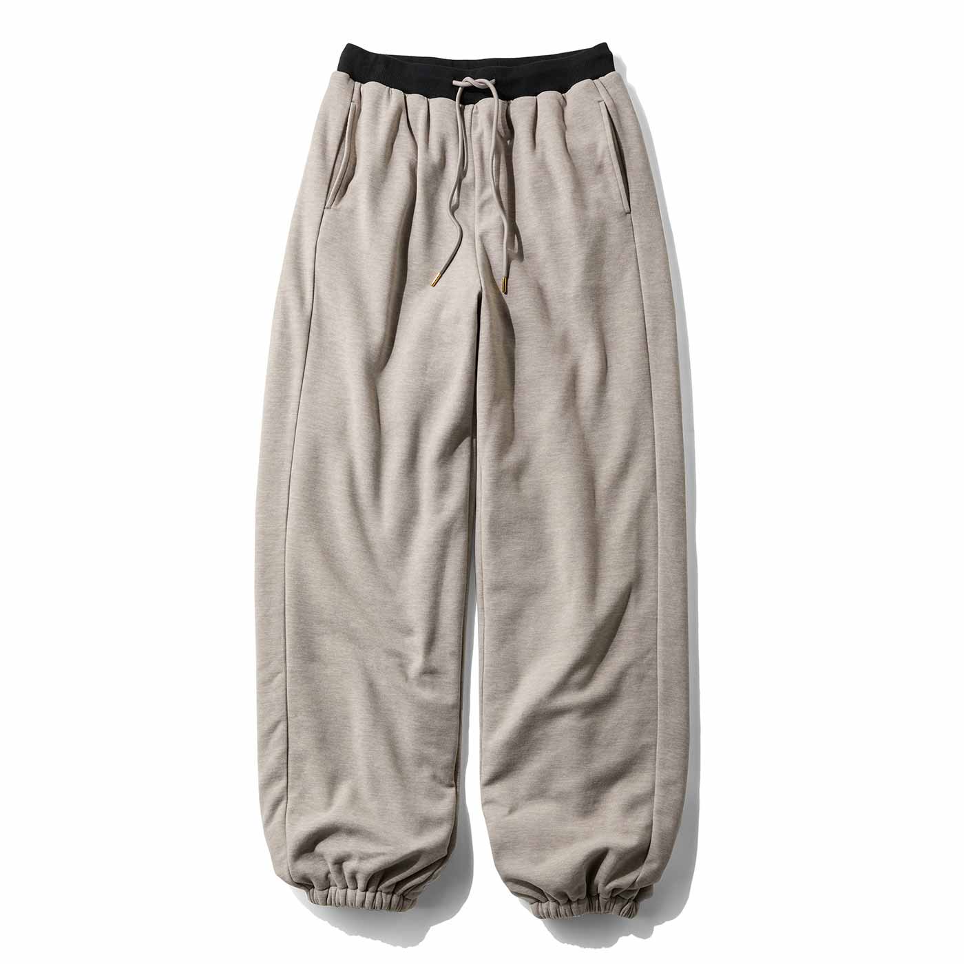 Live in  comfort|極上の暖かさ裏ボア カットソー パンツ〈ベージュ〉