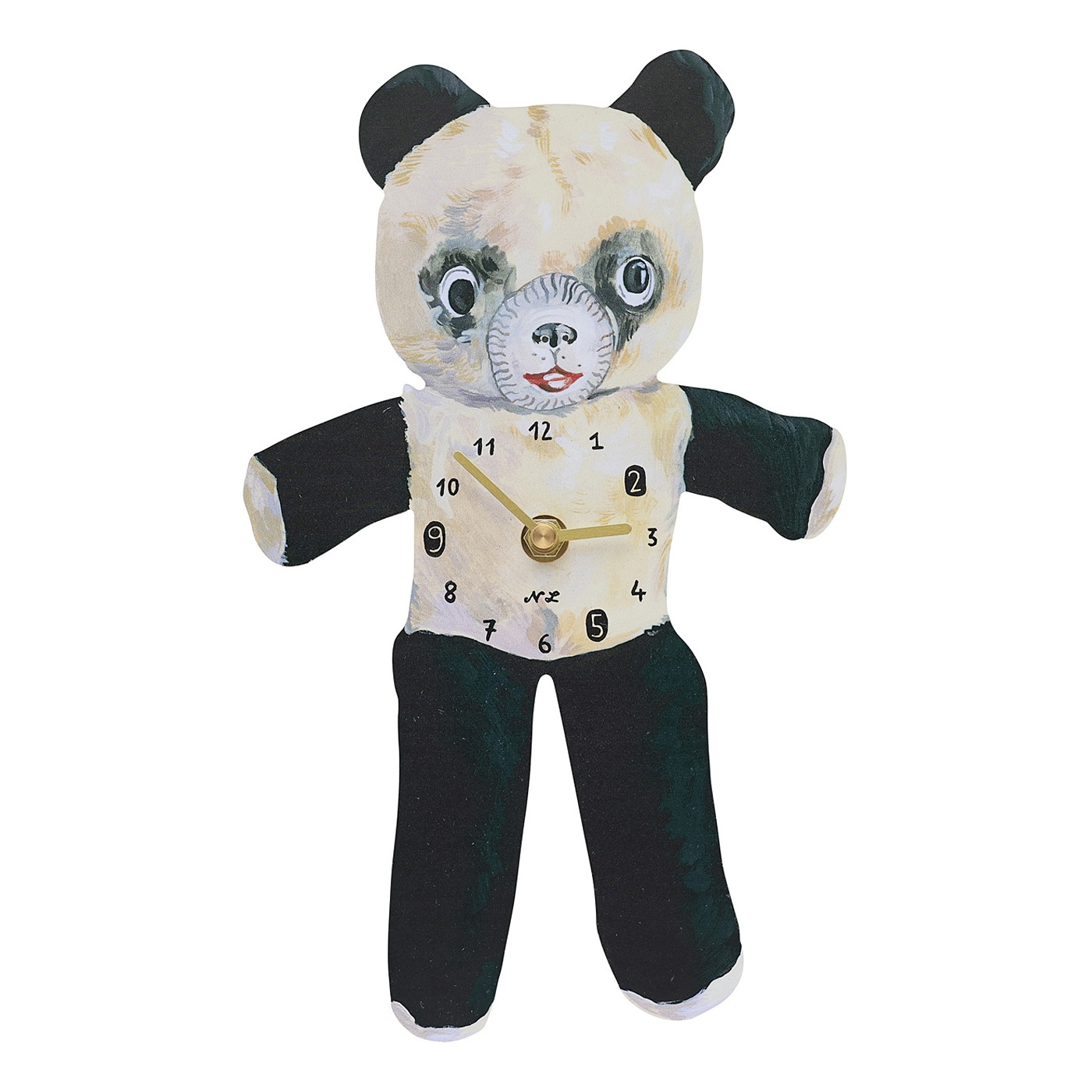 フェリシモの雑貨 Kraso|〈Nathalie Lete〉Diecut clock Panda